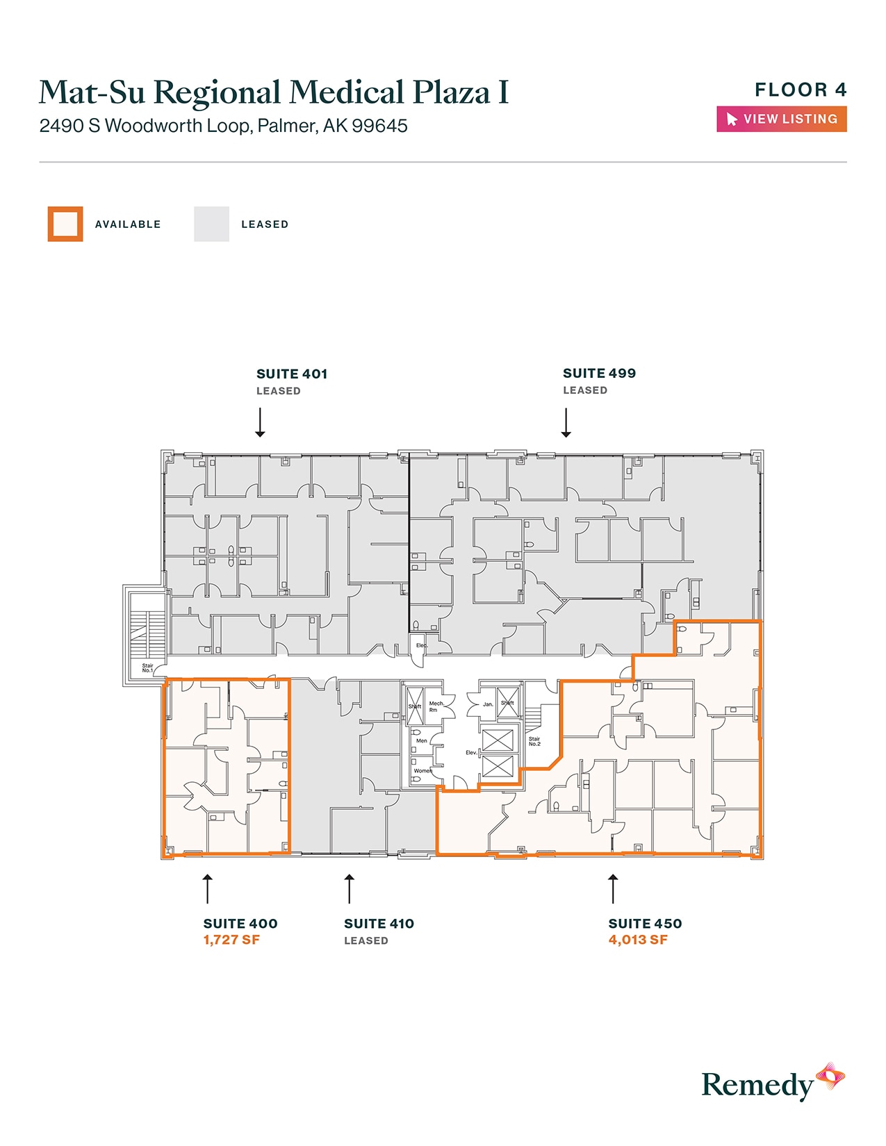2490 S Woodworth Loop, Palmer, AK à louer Plan d’étage– Image 1 sur 1