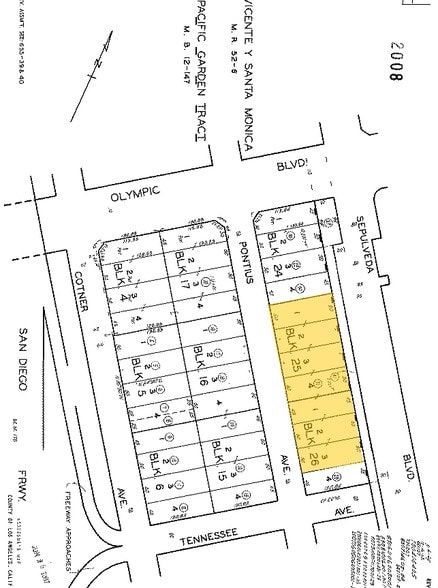 2221-2251 S Sepulveda Blvd, Los Angeles, CA à vendre - Plan cadastral – Image 2 sur 19