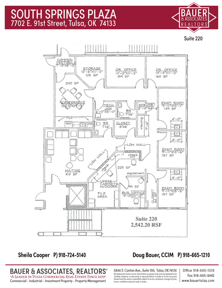7702 E 91st St, Tulsa, OK à louer - Plan d’étage – Image 3 sur 5