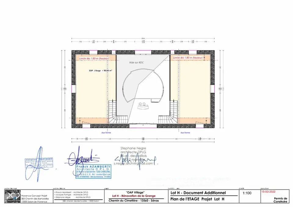 Bureau dans Sénas à vendre Plan d’étage– Image 1 sur 8