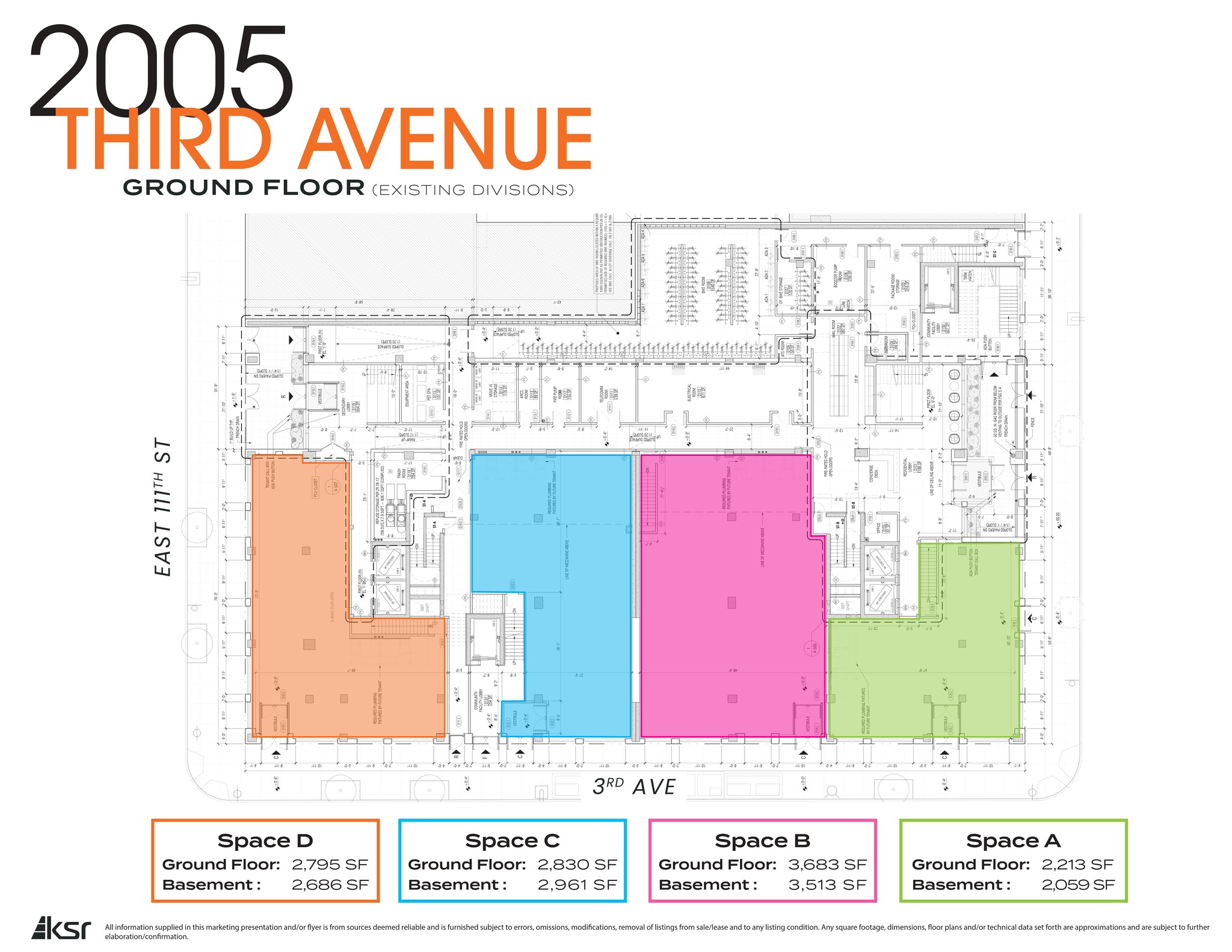 2005 3rd Ave, New York, NY à louer Plan de site– Image 1 sur 3