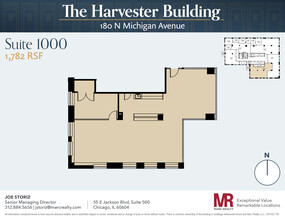 180 N Michigan Ave, Chicago, IL à louer Plan d’étage– Image 1 sur 8