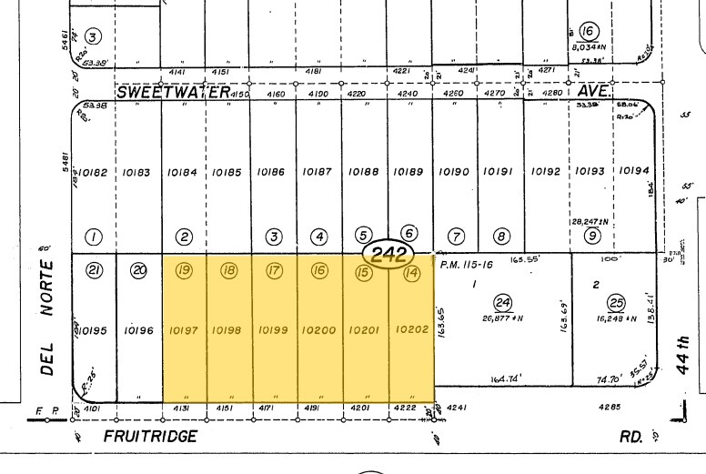 4131-4221 Fruitridge Rd, Sacramento, CA à vendre - Plan cadastral – Image 2 sur 26
