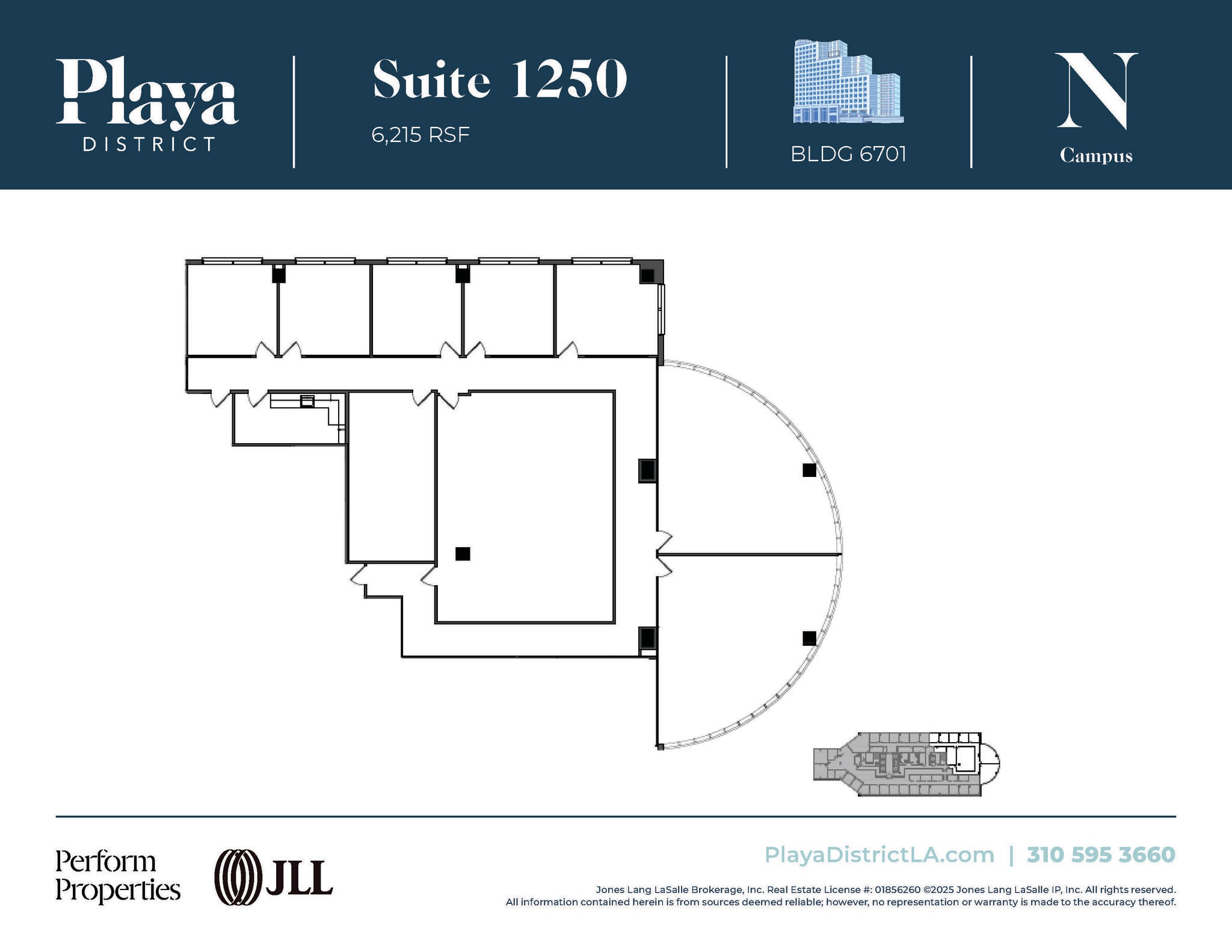 6100 Center Dr, Los Angeles, CA à louer Plan d’étage– Image 1 sur 1
