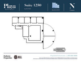 6100 Center Dr, Los Angeles, CA à louer Plan d’étage– Image 1 sur 1