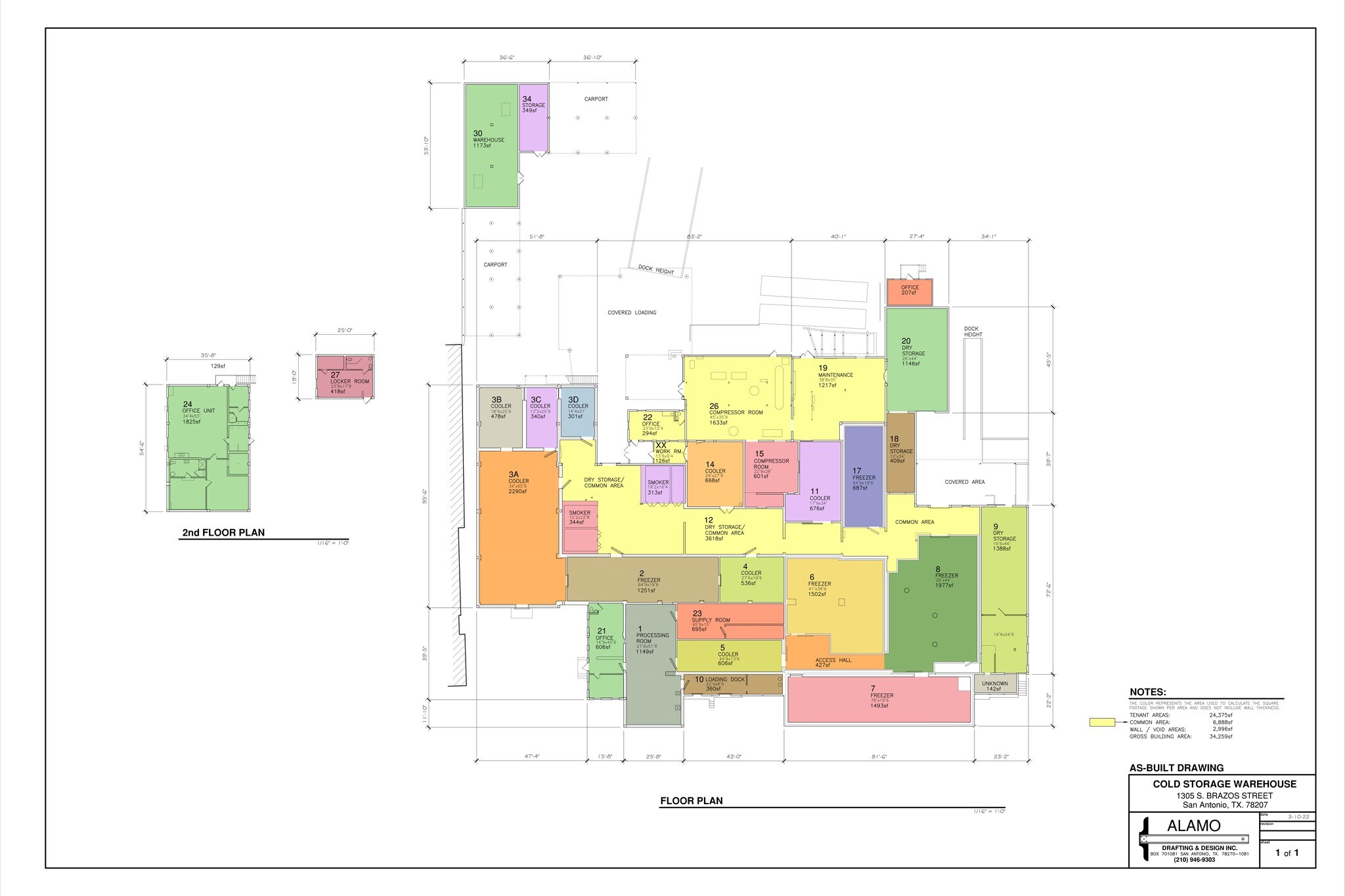 1305 S Brazos St, San Antonio, TX à louer Plan de site– Image 1 sur 1