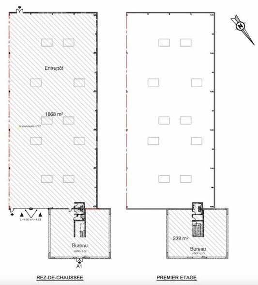 Industriel/Logistique dans Gennevilliers à louer - Plan d’étage – Image 3 sur 3