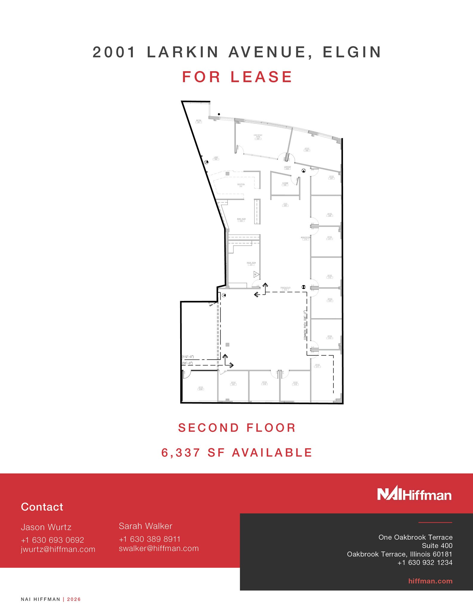 2001 Larkin Ave, Elgin, IL à louer Plan d’étage– Image 1 sur 6