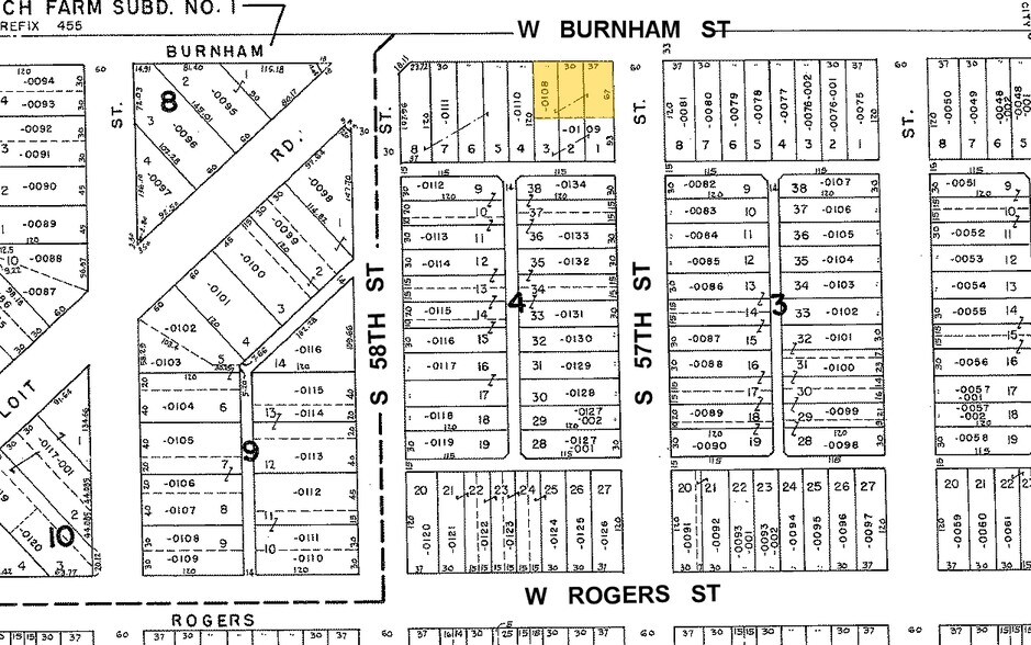 5701-5711 W Burnham St, Milwaukee, WI à louer - Plan cadastral – Image 3 sur 6