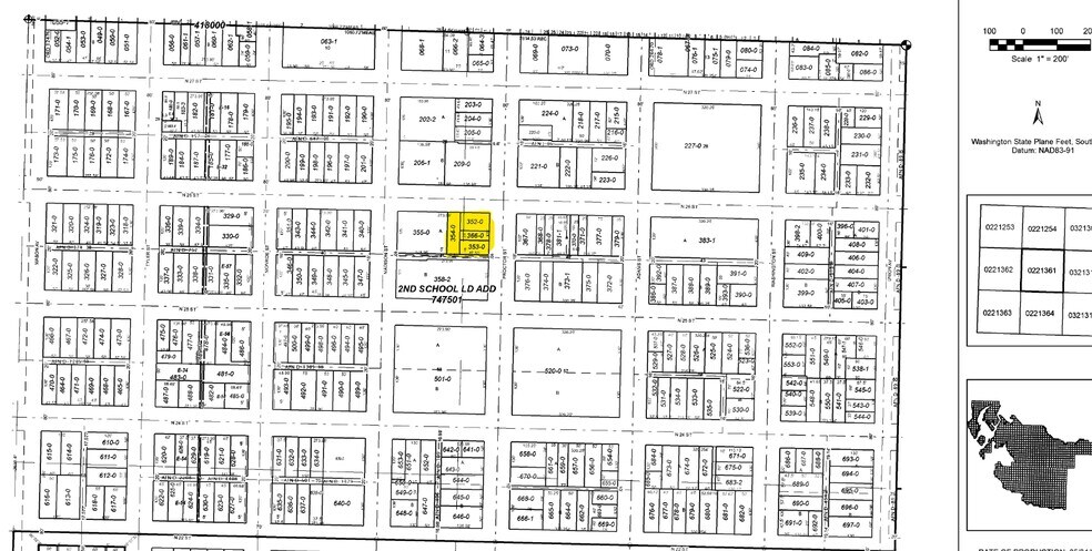 2518-2520 N Proctor St, Tacoma, WA à louer - Plan cadastral – Image 3 sur 3