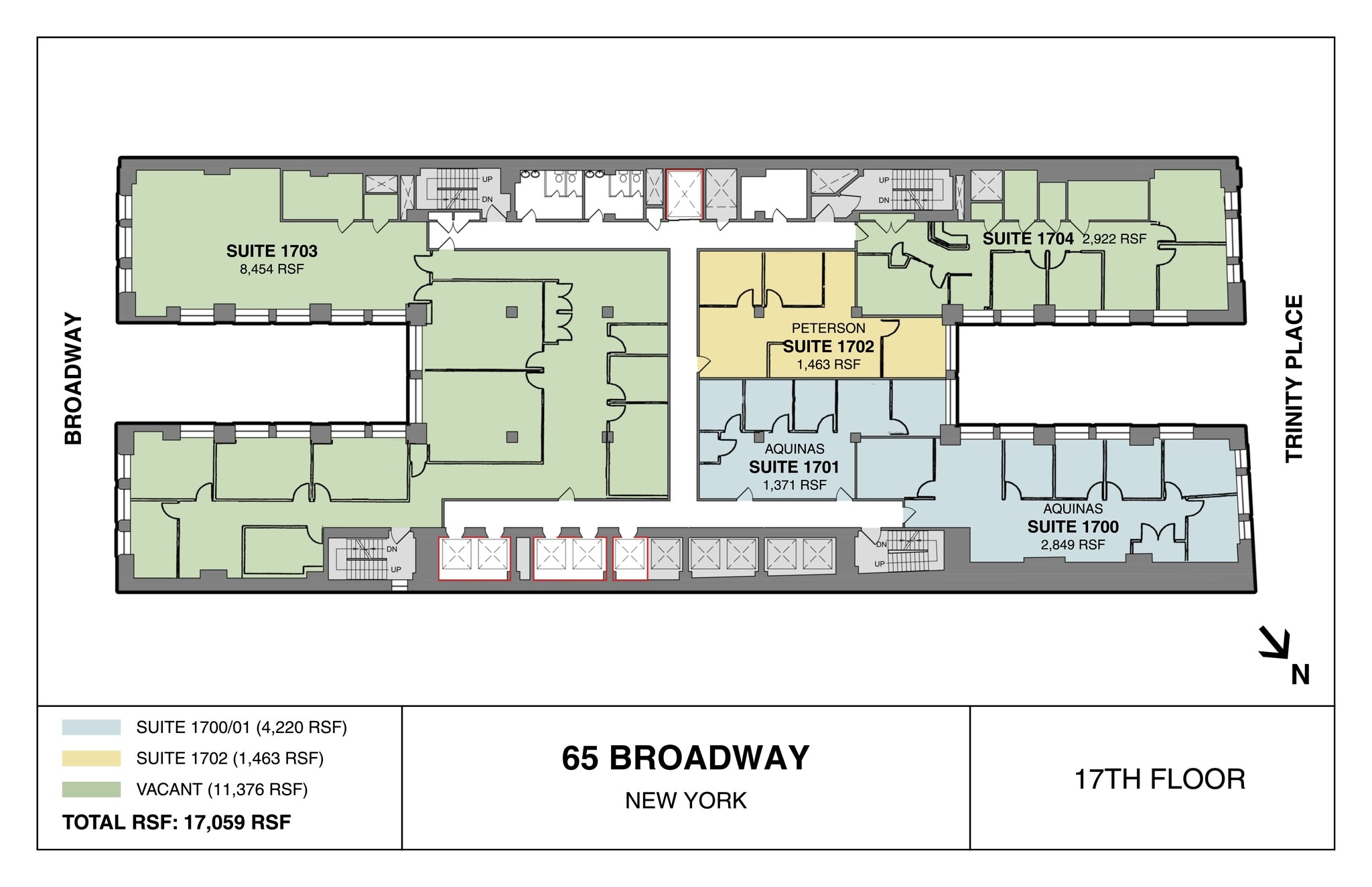 65 Broadway, New York, NY à louer Plan de site– Image 1 sur 6