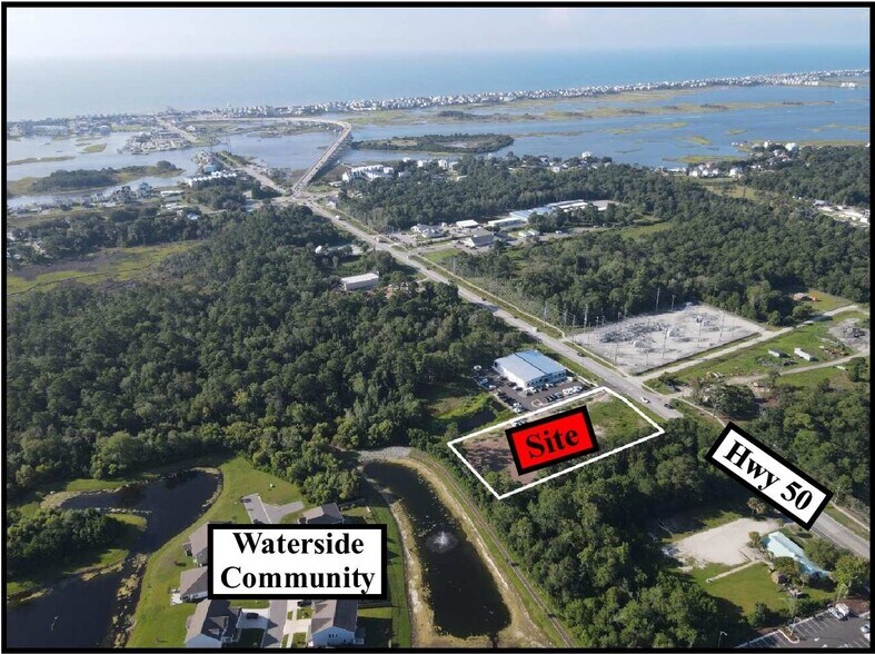 14150 Highway 50, Surf City, NC à vendre - Aérien – Image 2 sur 2