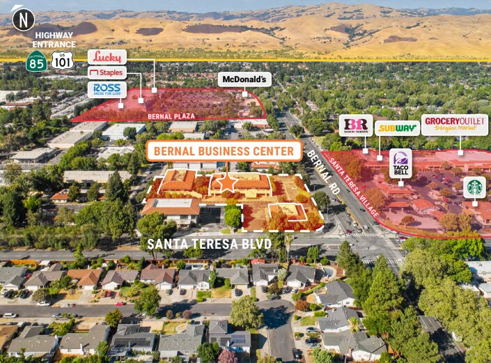 175 Bernal Rd, San Jose, CA à louer - Aérien – Image 2 sur 11
