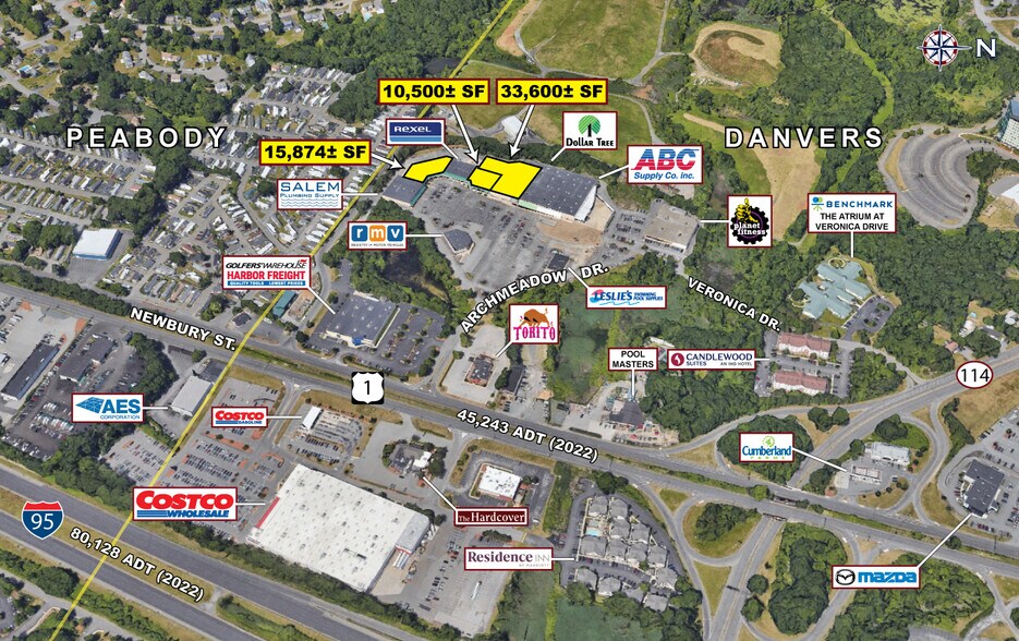 8-10 Newbury St, Danvers, MA à louer - Photo de l’immeuble – Image 1 sur 1