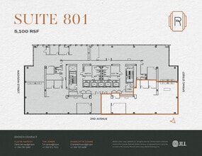 1015 2nd Ave, Seattle, WA à louer Plan d’étage– Image 1 sur 1