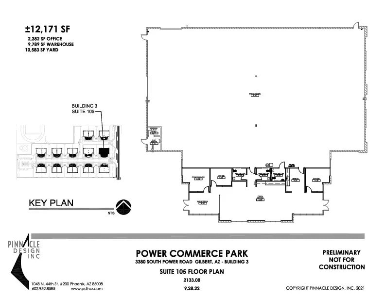 3380 S Power Rd, Gilbert, AZ à louer Plan d’étage– Image 1 sur 1
