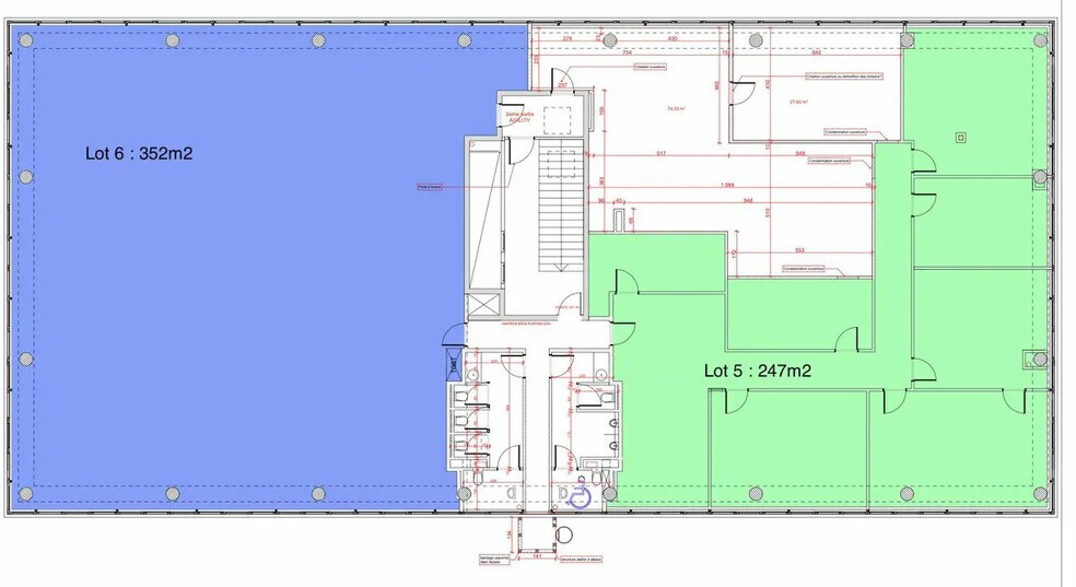 Bureau dans Entzheim à louer - Plan d’étage – Image 1 sur 9