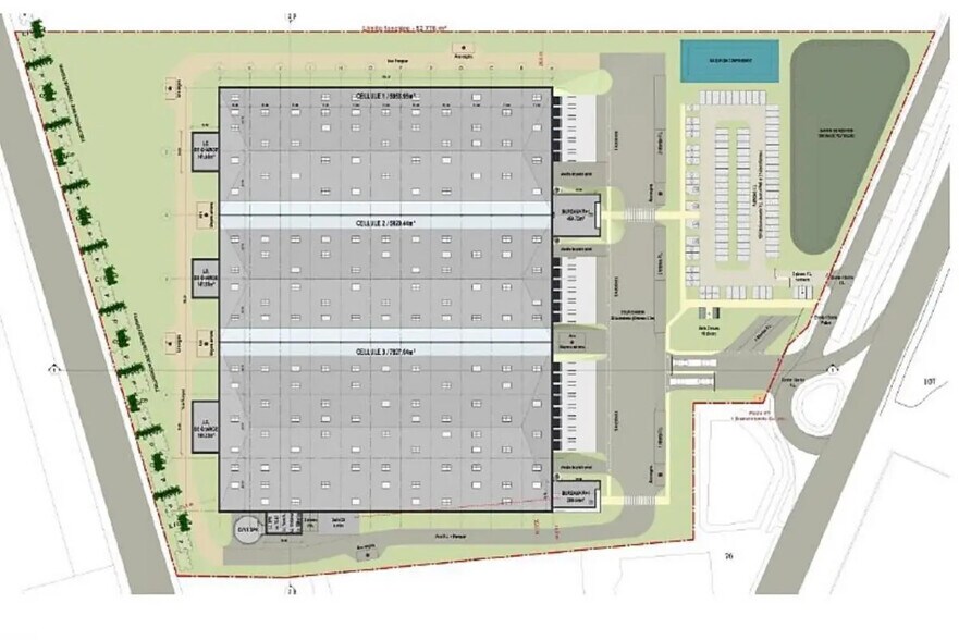 Industriel/Logistique dans Abbeville à louer - Plan d’étage – Image 3 sur 6