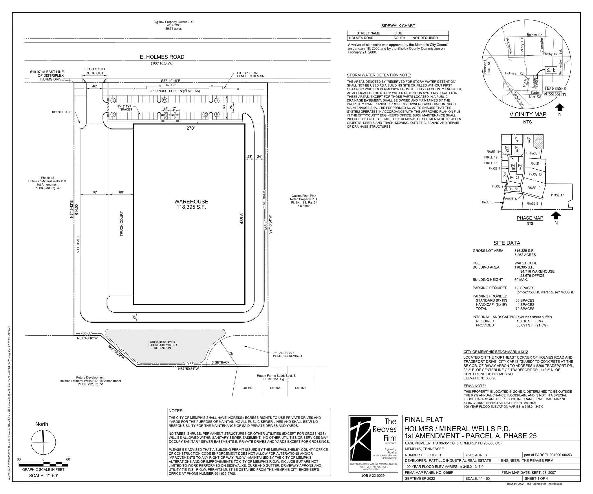 1 Distriplex Farms, Memphis, TN à louer Plan de site– Image 1 sur 4