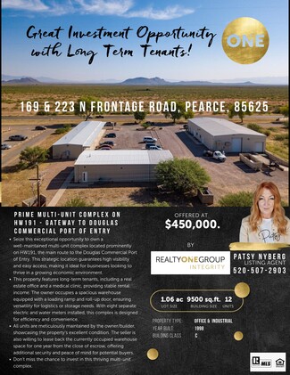 Plus de détails pour 223 Frontage Rd, Sunsites, AZ - Bureau à vendre