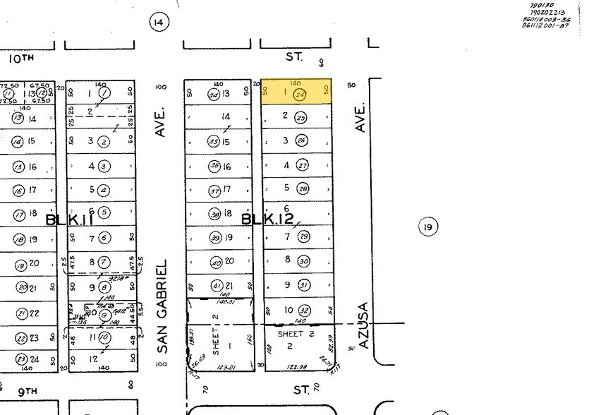 945 N Azusa Ave, Azusa, CA à louer - Plan cadastral – Image 3 sur 3