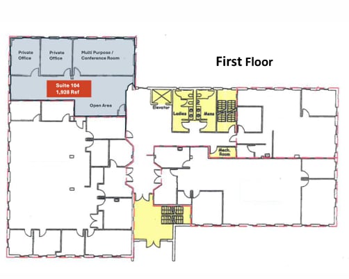 515 Plainfield Ave, Edison, NJ à louer Plan d’étage– Image 1 sur 1