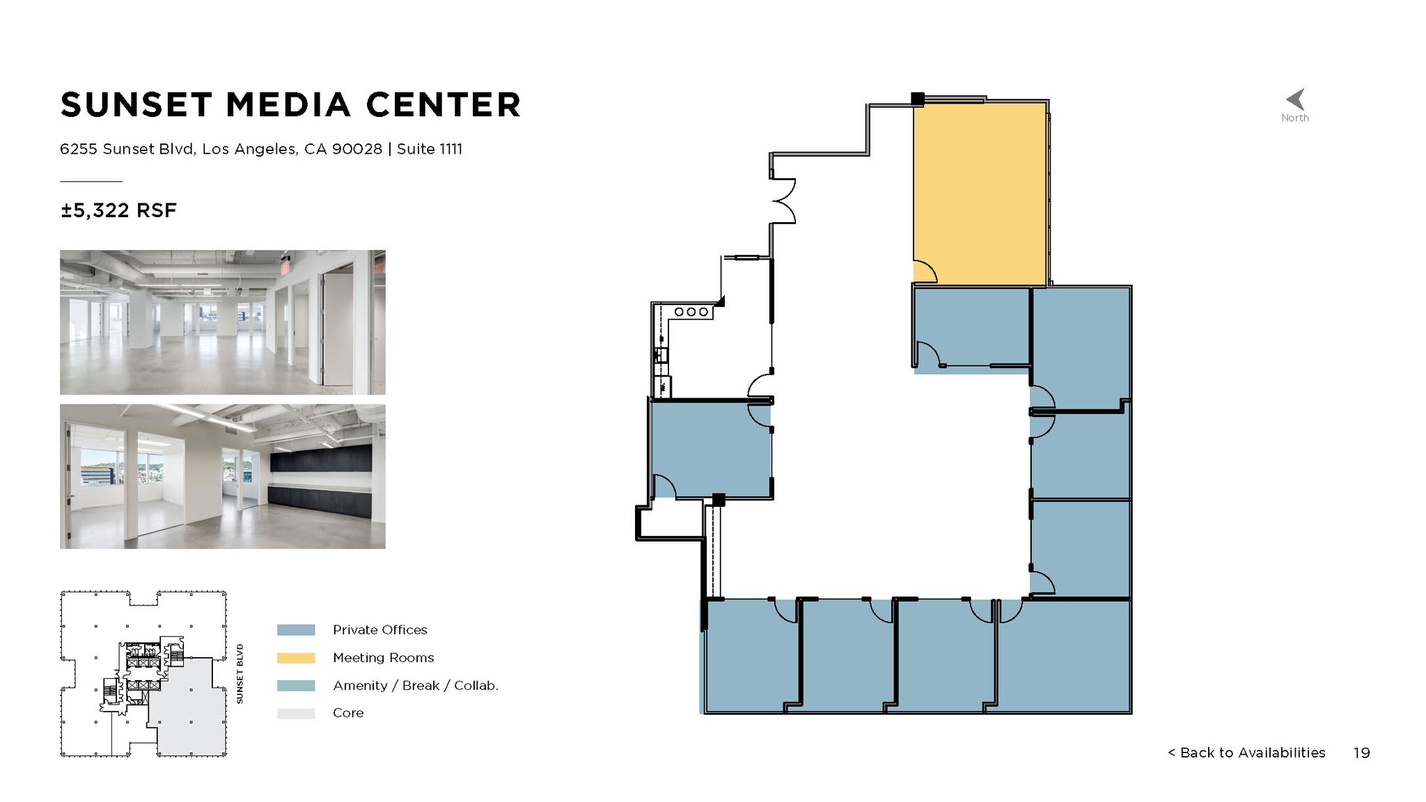 6255 W Sunset Blvd, Los Angeles, CA à louer Plan d’étage– Image 1 sur 1