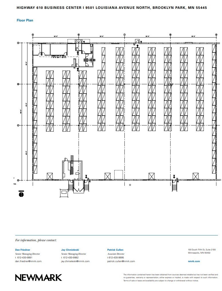 9501 Louisiana Ave, Brooklyn Park, MN à louer Plan d’étage– Image 1 sur 1