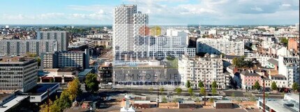 Rennes - Vue aérienne  vue de carte