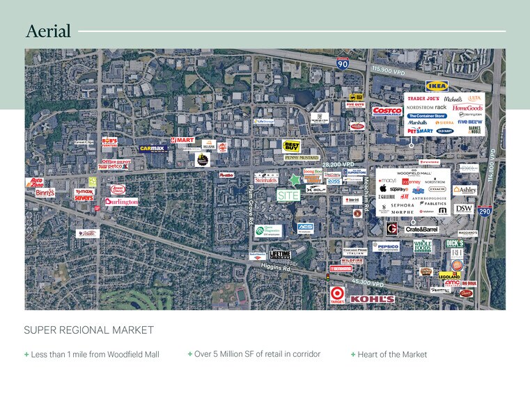 1025-1255 E Golf Rd, Schaumburg, IL à louer - Photo de l’immeuble – Image 3 sur 6