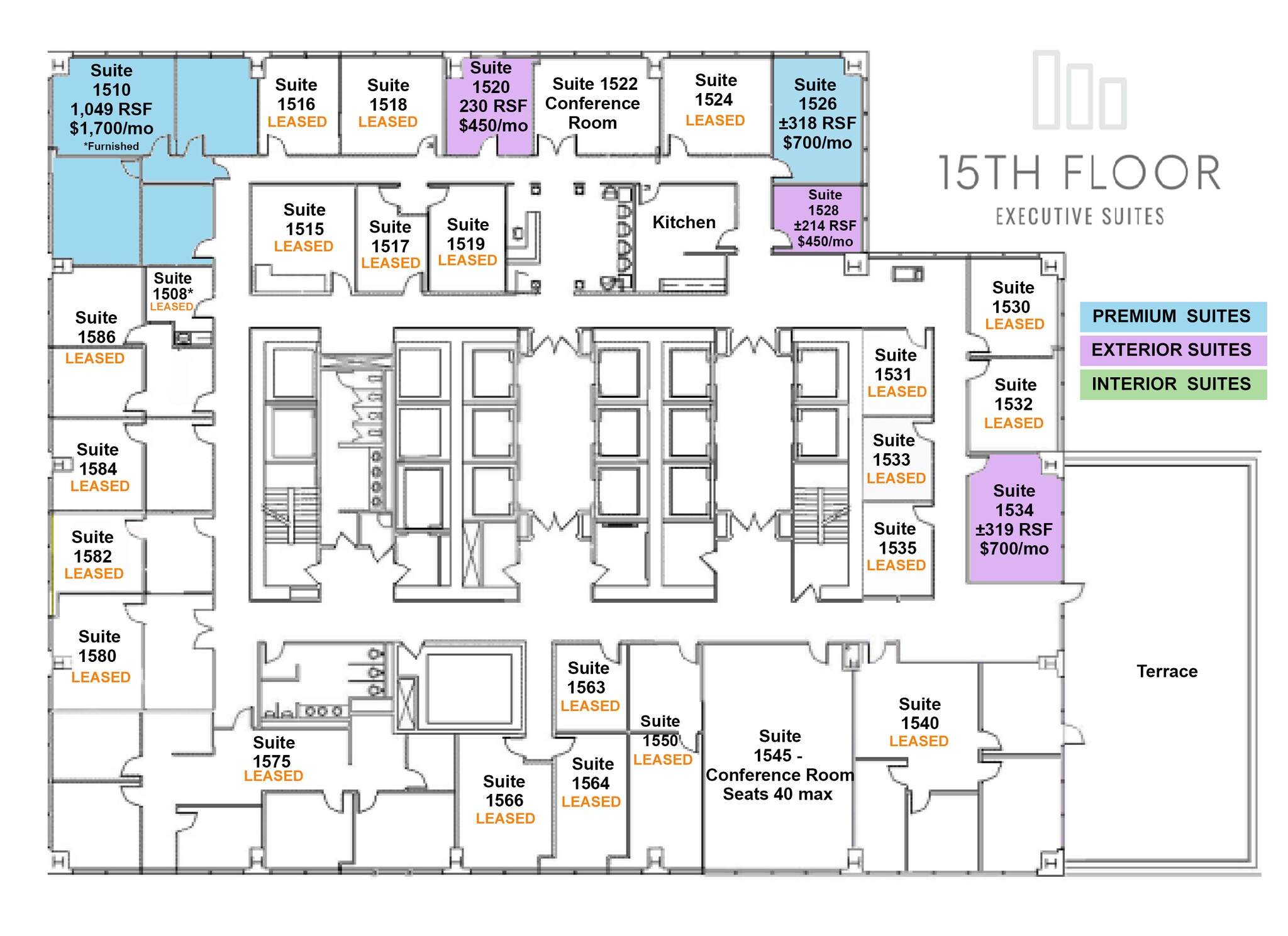 425 W Capitol Ave, Little Rock, AR à louer Plan d’étage– Image 1 sur 5