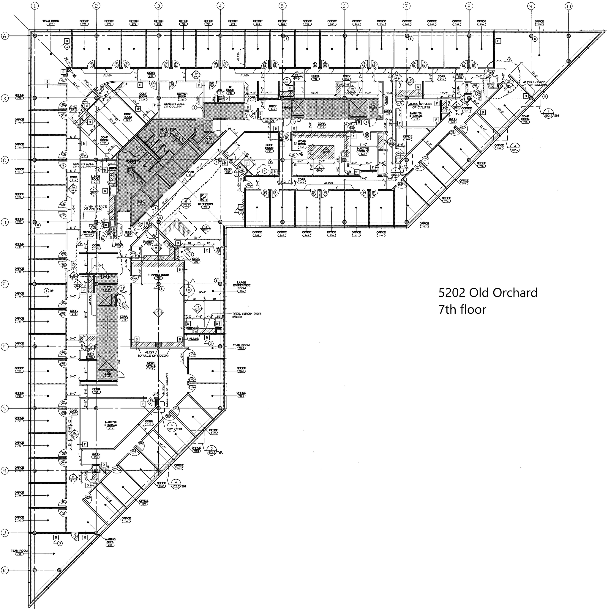 5202 Old Orchard Rd, Skokie, IL à louer Plan d’étage– Image 1 sur 19