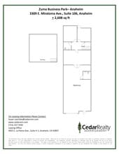 3309 Miraloma Ave, Anaheim, CA à louer Plan de site– Image 1 sur 1