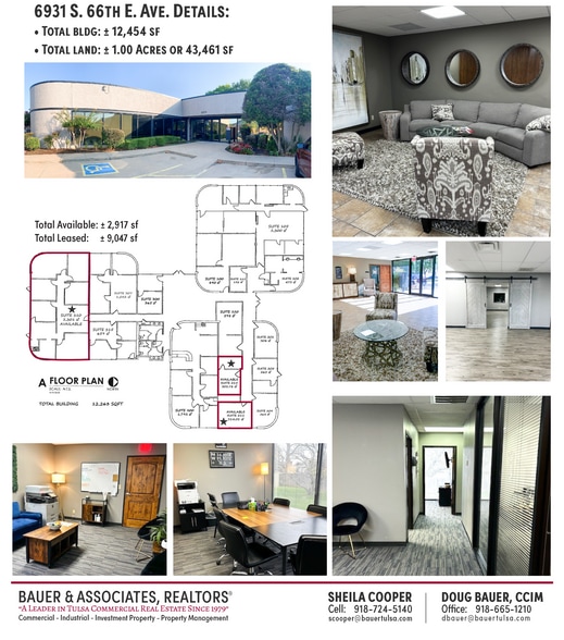 6931 S 66th East Ave, Tulsa, OK à vendre - Plan de site – Image 3 sur 16