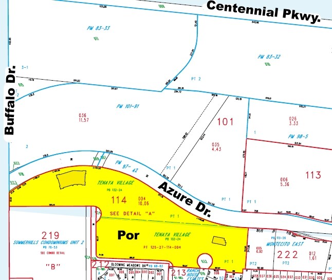7445 W Azure, Las Vegas, NV à louer - Plan cadastral – Image 3 sur 12