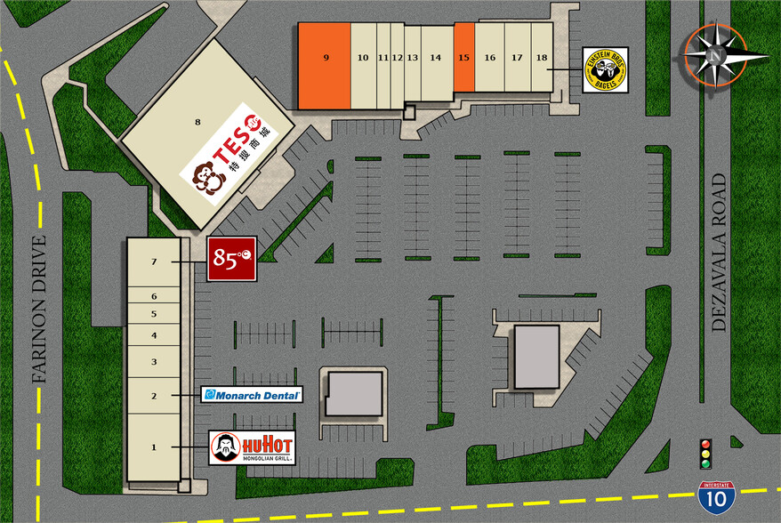12730 W I-10 Hwy, San Antonio, TX à louer - Plan de site – Image 2 sur 2