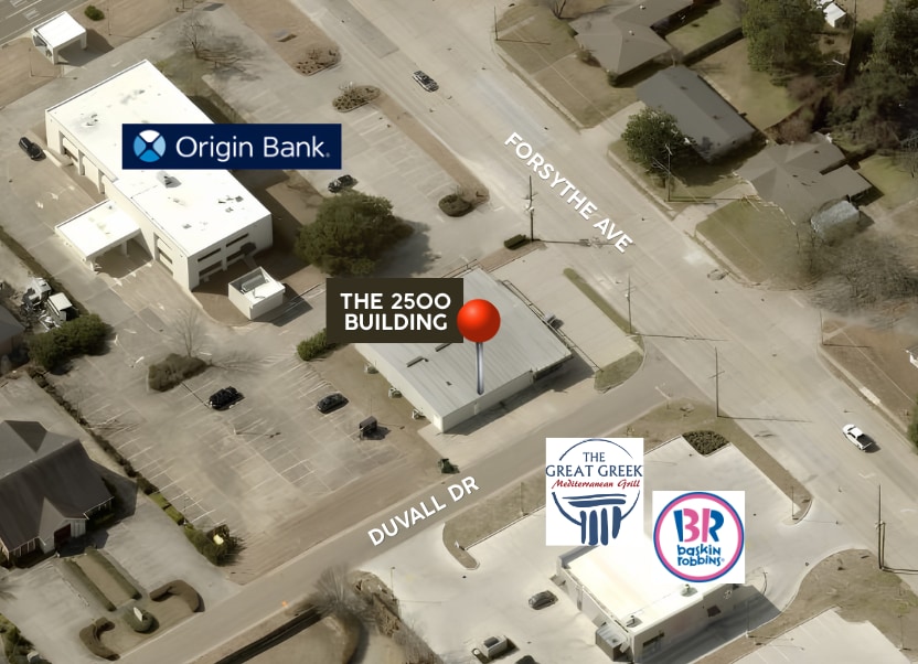 2500 Forsythe Ave, Monroe, LA à louer Aérien– Image 1 sur 4