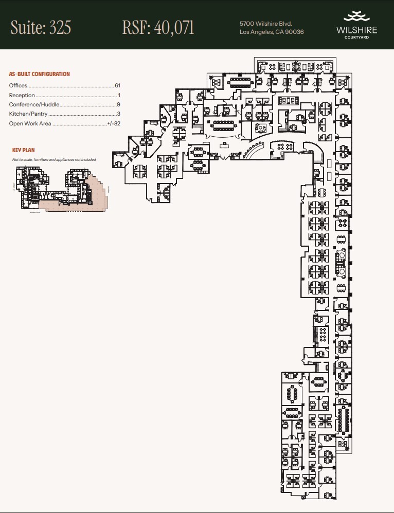 5750 Wilshire Blvd, Los Angeles, CA à louer Plan d’étage– Image 1 sur 1