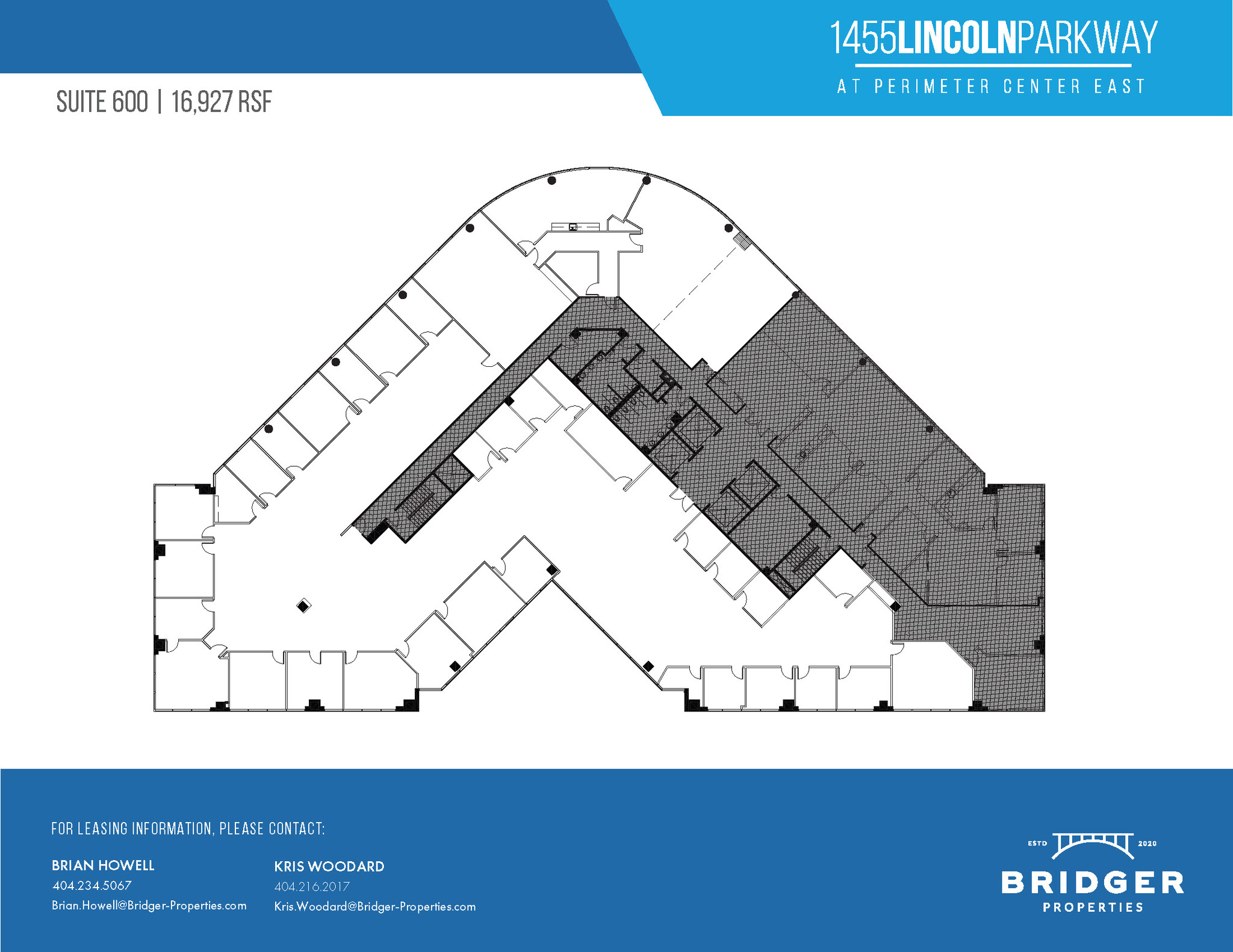 1455 Lincoln Pkwy E, Atlanta, GA à louer Plan d’étage– Image 1 sur 1