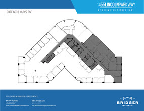 1455 Lincoln Pkwy E, Atlanta, GA à louer Plan d’étage– Image 1 sur 1