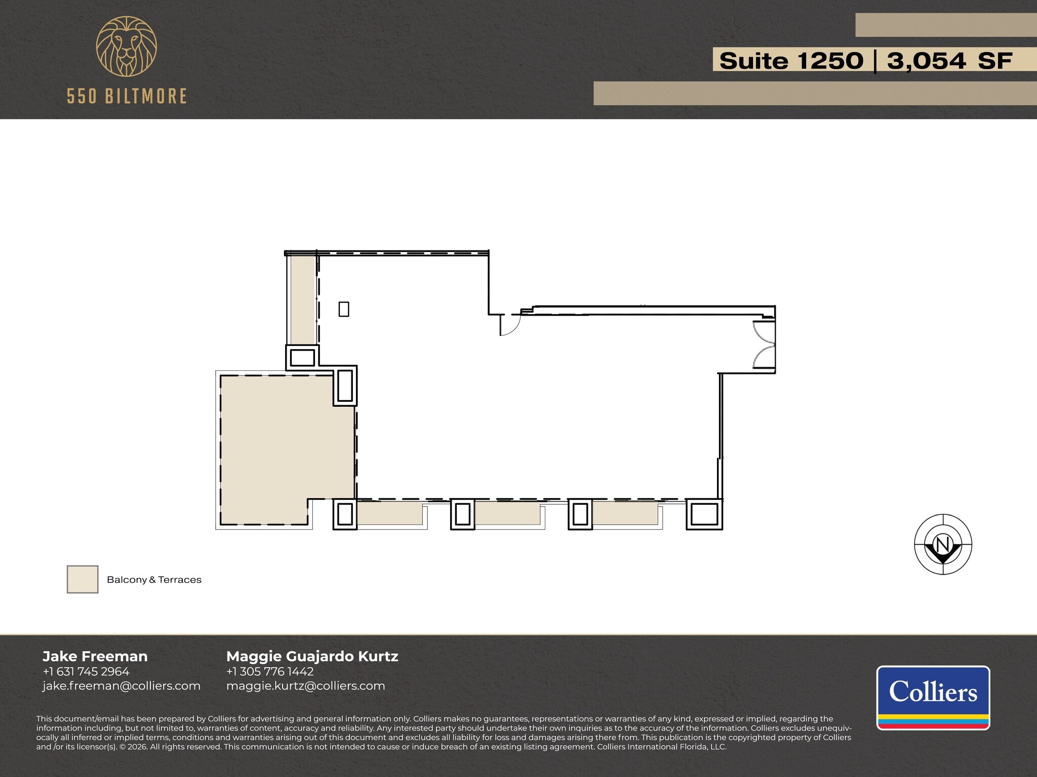 550 Biltmore Way, Coral Gables, FL à louer Plan de site– Image 1 sur 1