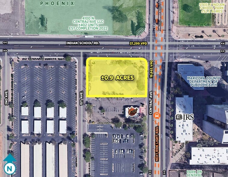 4060 N Central Ave, Phoenix, AZ à louer - Aérien – Image 2 sur 2