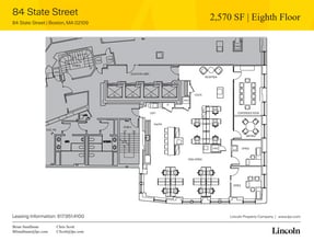 84 State St, Boston, MA à louer Plan d’étage– Image 1 sur 1