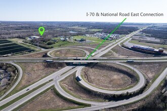 6412 National Rd E, Richmond, IN - VUE AÉRIENNE  vue de carte