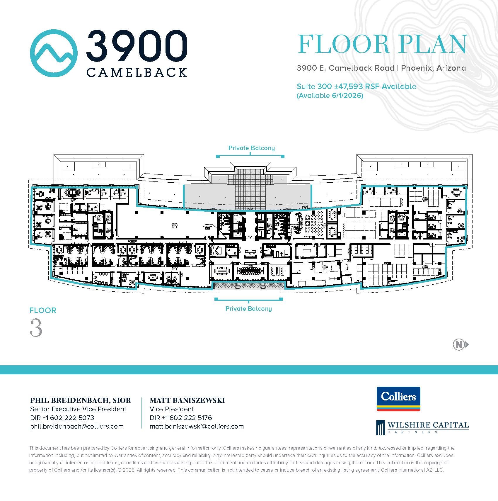 3900 E Camelback Rd, Phoenix, AZ à louer Plan d’étage– Image 1 sur 1