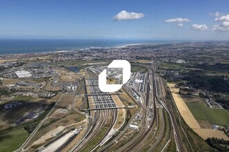 Calais - Vue aérienne  vue de carte
