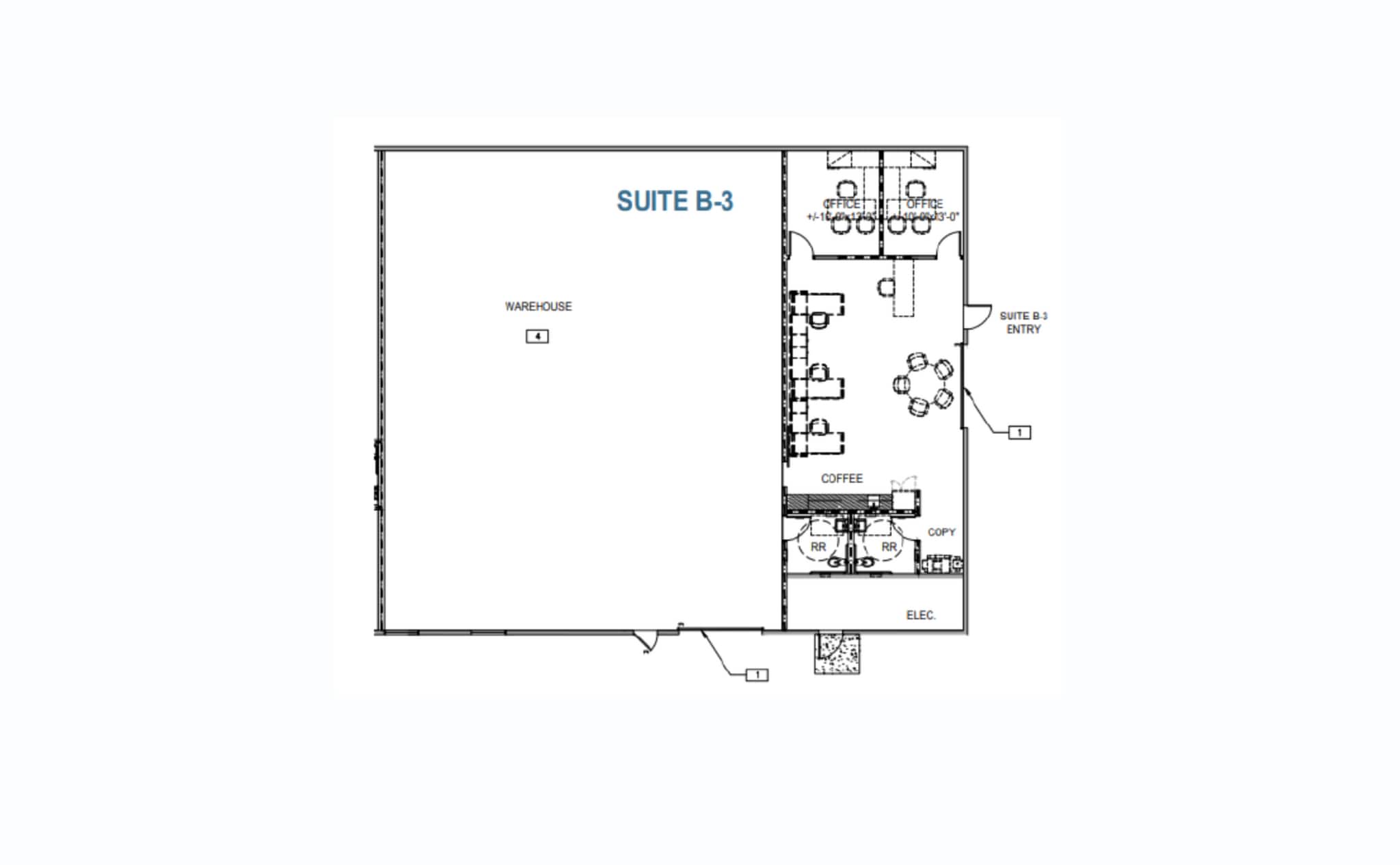 1945 Placentia Ave, Costa Mesa, CA à louer Plan d’étage– Image 1 sur 1