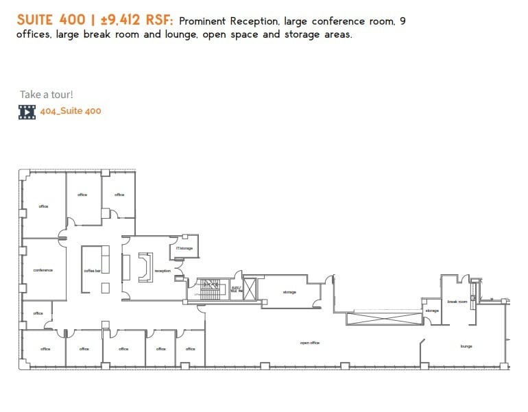 404 Camino del Rio S, San Diego, CA à louer Plan d’étage– Image 1 sur 6