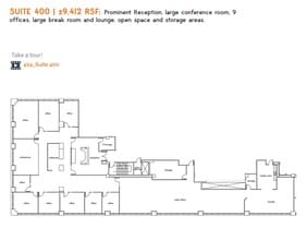 404 Camino del Rio S, San Diego, CA à louer Plan d’étage– Image 1 sur 6