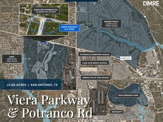 Plus de détails pour Viera Parkway & Potranco Rd, San Antonio, TX - Terrain à vendre